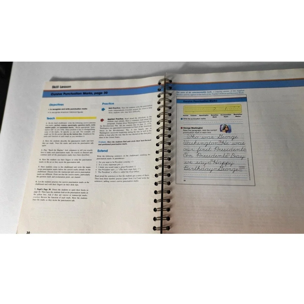 HBJ Handwriting Teacher's Edition Resource Book 3rd Grade Homeschool